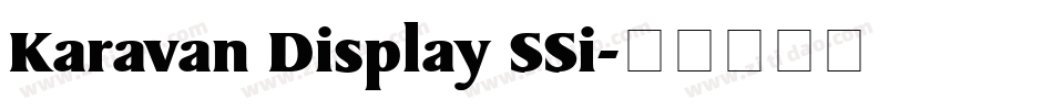 Karavan Display SSi字体转换